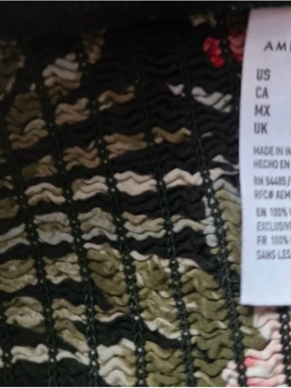 American Eagle Outfitters set-Mini ruffle floral Skirt and top size L - Picture 7 of 7